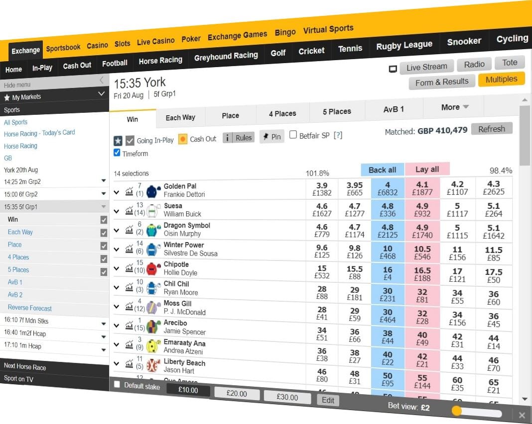 The benefits of exchange betting